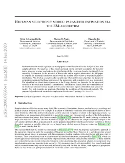 Heckman selection-t model: parameter estimation via the EM-algorithm