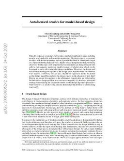 Autofocused oracles for model-based design