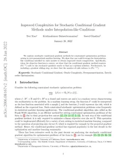 Improved Complexities for Stochastic Conditional Gradient Methods under
  Interpolation-like Conditions