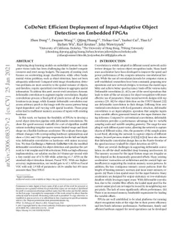 CoDeNet: Efficient Deployment of Input-Adaptive Object Detection on
  Embedded FPGAs