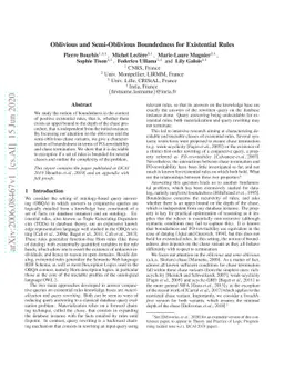 Oblivious and Semi-Oblivious Boundedness for Existential Rules