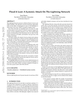 Flood & Loot: A Systemic Attack On The Lightning Network