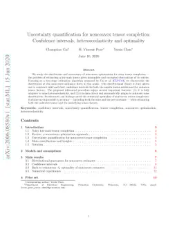 Uncertainty quantification for nonconvex tensor completion: Confidence
  intervals, heteroscedasticity and optimality