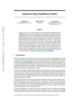 Multiscale Deep Equilibrium Models