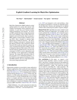 Explicit Gradient Learning