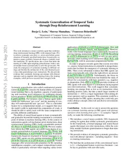 Systematic Generalisation through Task Temporal Logic and Deep
  Reinforcement Learning