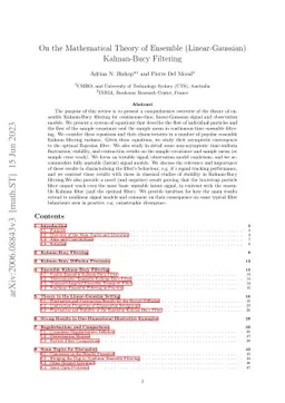 On the Mathematical Theory of Ensemble (Linear-Gaussian) Kalman-Bucy
  Filtering