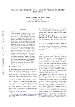 Scalable Cross Lingual Pivots to Model Pronoun Gender for Translation