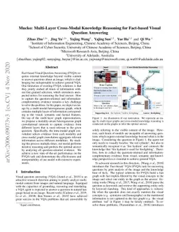 Mucko: Multi-Layer Cross-Modal Knowledge Reasoning for Fact-based Visual
  Question Answering