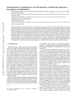 Heterogeneous Parallelization and Acceleration of Molecular Dynamics
  Simulations in GROMACS