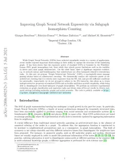 Improving Graph Neural Network Expressivity via Subgraph Isomorphism
  Counting