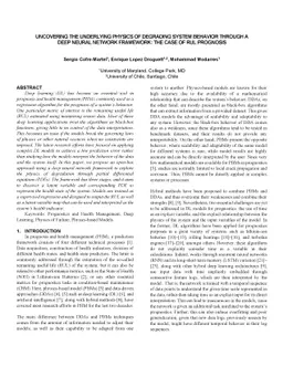Uncovering the Underlying Physics of Degrading System Behavior Through a
  Deep Neural Network Framework: The Case of Remaining Useful Life Prognosis