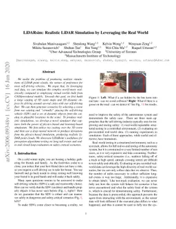 LiDARsim: Realistic LiDAR Simulation by Leveraging the Real World