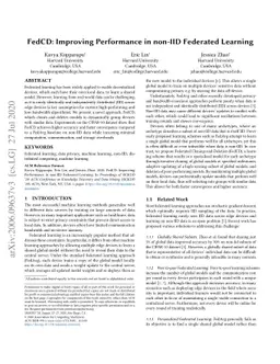 FedCD: Improving Performance in non-IID Federated Learning