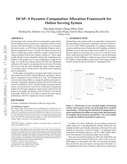 DCAF: A Dynamic Computation Allocation Framework for Online Serving
  System