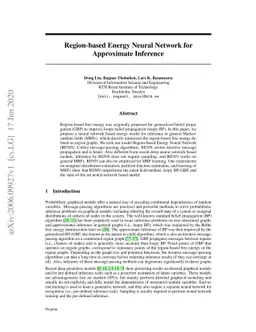 Region-based Energy Neural Network for Approximate Inference