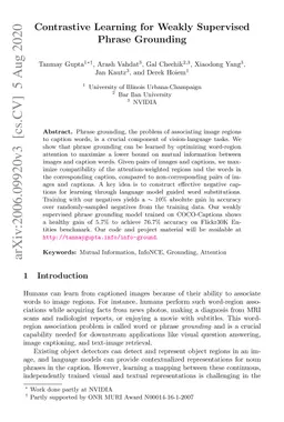 Contrastive Learning for Weakly Supervised Phrase Grounding