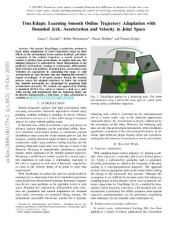 TrueÆdapt: Learning Smooth Online Trajectory Adaptation with Bounded
  Jerk, Acceleration and Velocity in Joint Space