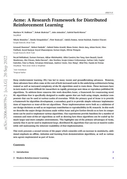 Acme: A Research Framework for Distributed Reinforcement Learning