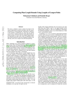 Computing Plan-Length Bounds Using Lengths of Longest Paths