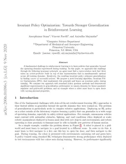 Invariant Policy Optimization: Towards Stronger Generalization in
  Reinforcement Learning