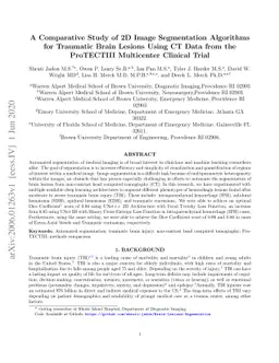 A comparative study of 2D image segmentation algorithms for traumatic
  brain lesions using CT data from the ProTECTIII multicenter clinical trial