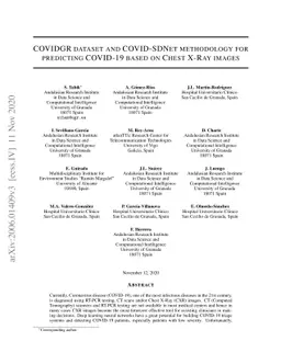 COVIDGR dataset and COVID-SDNet methodology for predicting COVID-19
  based on Chest X-Ray images