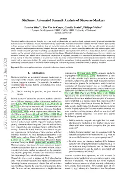 DiscSense: Automated Semantic Analysis of Discourse Markers