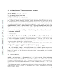 On the Significance of Consecutive Ballots in Paxos