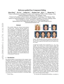 Reference-guided Face Component Editing