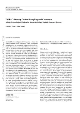 DGSAC: Density Guided Sampling and Consensus