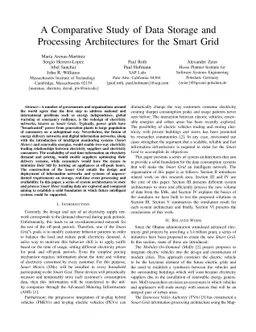 A Comparative Study of Data Storage and Processing Architectures for the
  Smart Grid
