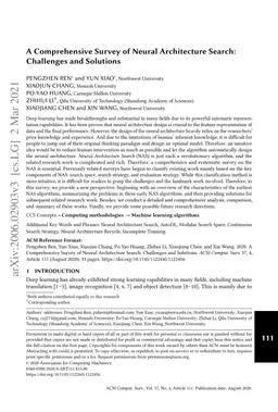 A Comprehensive Survey of Neural Architecture Search: Challenges and
  Solutions