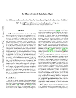 RarePlanes: Synthetic Data Takes Flight
