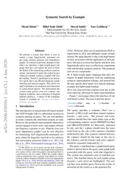 Syntactic Search by Example