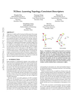 TCDesc: Learning Topology Consistent Descriptors