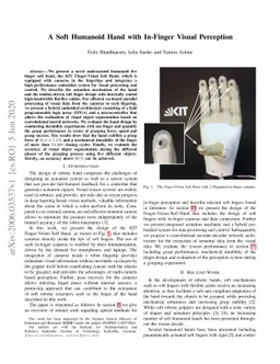 A Soft Humanoid Hand with In-Finger Visual Perception