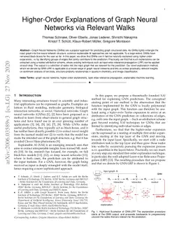 Higher-Order Explanations of Graph Neural Networks via Relevant Walks