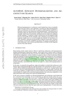 AutoHAS: Efficient Hyperparameter and Architecture Search