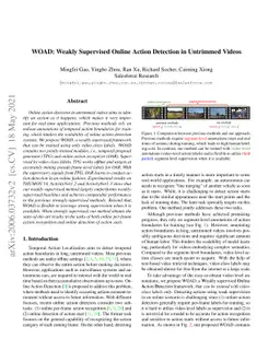 WOAD: Weakly Supervised Online Action Detection in Untrimmed Videos