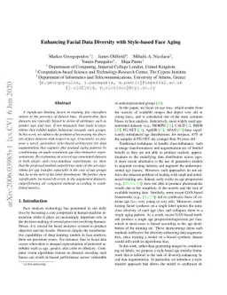 Enhancing Facial Data Diversity with Style-based Face Aging