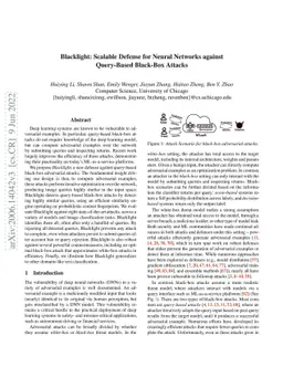 Blacklight: Scalable Defense for Neural Networks against Query-Based
  Black-Box Attacks