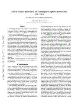 Neural Machine Translation for Multilingual Grapheme-to-Phoneme
  Conversion