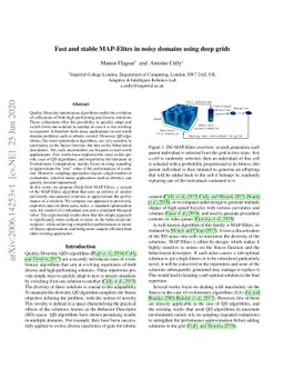 Fast and stable MAP-Elites in noisy domains using deep grids
