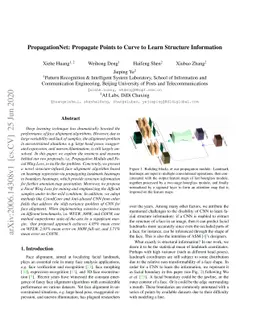 PropagationNet: Propagate Points to Curve to Learn Structure Information
