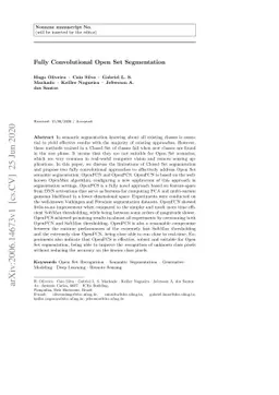 Fully Convolutional Open Set Segmentation