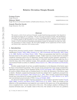 Relative Deviation Margin Bounds