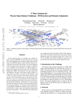 1st Place Solution for Waymo Open Dataset Challenge -- 3D Detection and
  Domain Adaptation