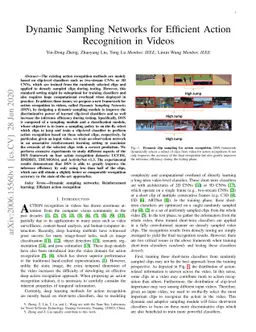 Dynamic Sampling Networks for Efficient Action Recognition in Videos