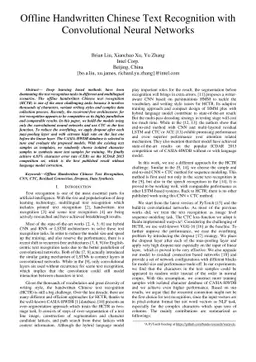 Offline Handwritten Chinese Text Recognition with Convolutional Neural
  Networks